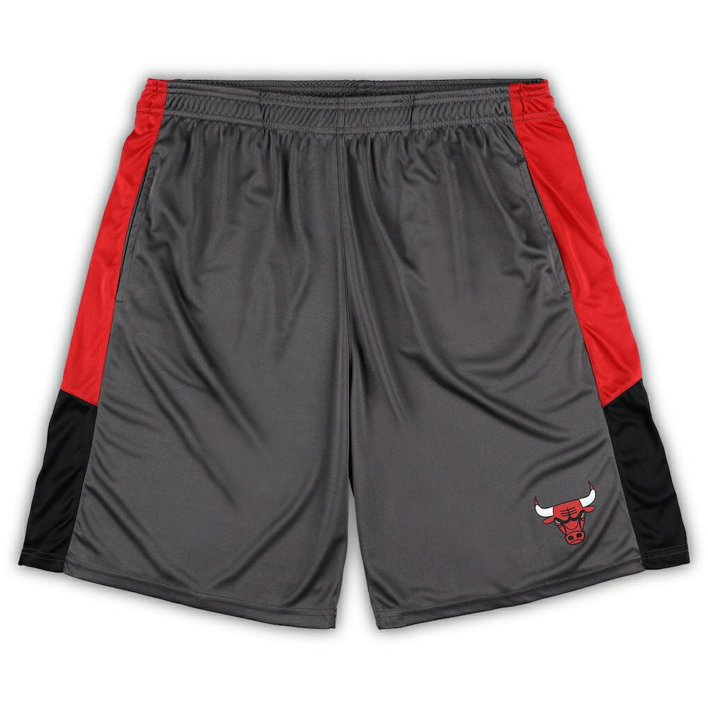 Chicago Bulls Big & Tall Shorts - Gray for sale