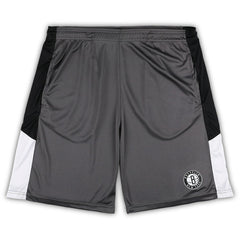 Brooklyn Nets Big & Tall Shorts - Gray shop
