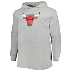 Chicago Bulls Big & Tall Pullover Hoodie - Heather Gray online