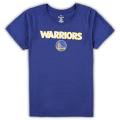 Golden State Warriors Women's Plus Size T-Shirt & Shorts Combo Set sale - Royal/Heather Gray outlet
