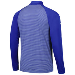Los Angeles Dodgers Levelwear Charter Striped Raglan Quarter-Zip Top Royal