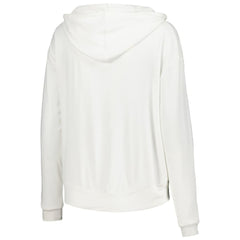 Washington Capitals Concepts Sport Women's Accord Hacci Long Sleeve Hoodie Top - White Hoodies