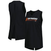 San Francisco Giants Levelwear Women's Paisley Chase V-Neck Tank Top Black