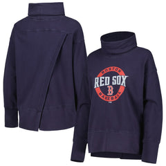Boston Red Sox Levelwear Women's Sunset Farm Team Pullover Sweatshirt Navy