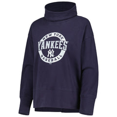 New York Yankees Levelwear Women's Sunset Farm Team Pullover Sweatshirt Navy