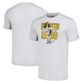 Roberto Clemente Pittsburgh Pirates Homage Illustration Tri-Blend T-Shirt Heather Gray
