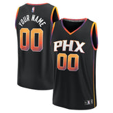 Phoenix Suns Youth Fast Break Replica Custom Jersey - Statement Edition - Black outlet