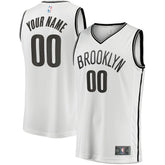 Brooklyn Nets Fast Break Custom Replica Jersey - Association Edition - White on sale