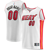Miami Heat Fast Break Custom Replica Jersey - Association Edition - White cheap