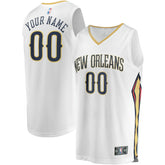 New Orleans Pelicans Unisex Custom Fast Break Jersey - Association Edition - White shop