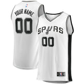 San Antonio Spurs Fast Break Custom Replica Jersey - Association Edition - White cheap