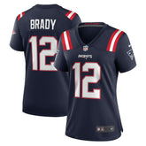 Tom Brady New England Patriots Women's Retired Game Jersey - Navy sale