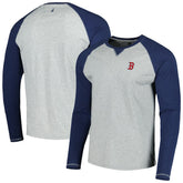 Boston Red Sox johnnie-O Alsen Raglan Long Sleeve T-Shirt Navy/Heather Gray