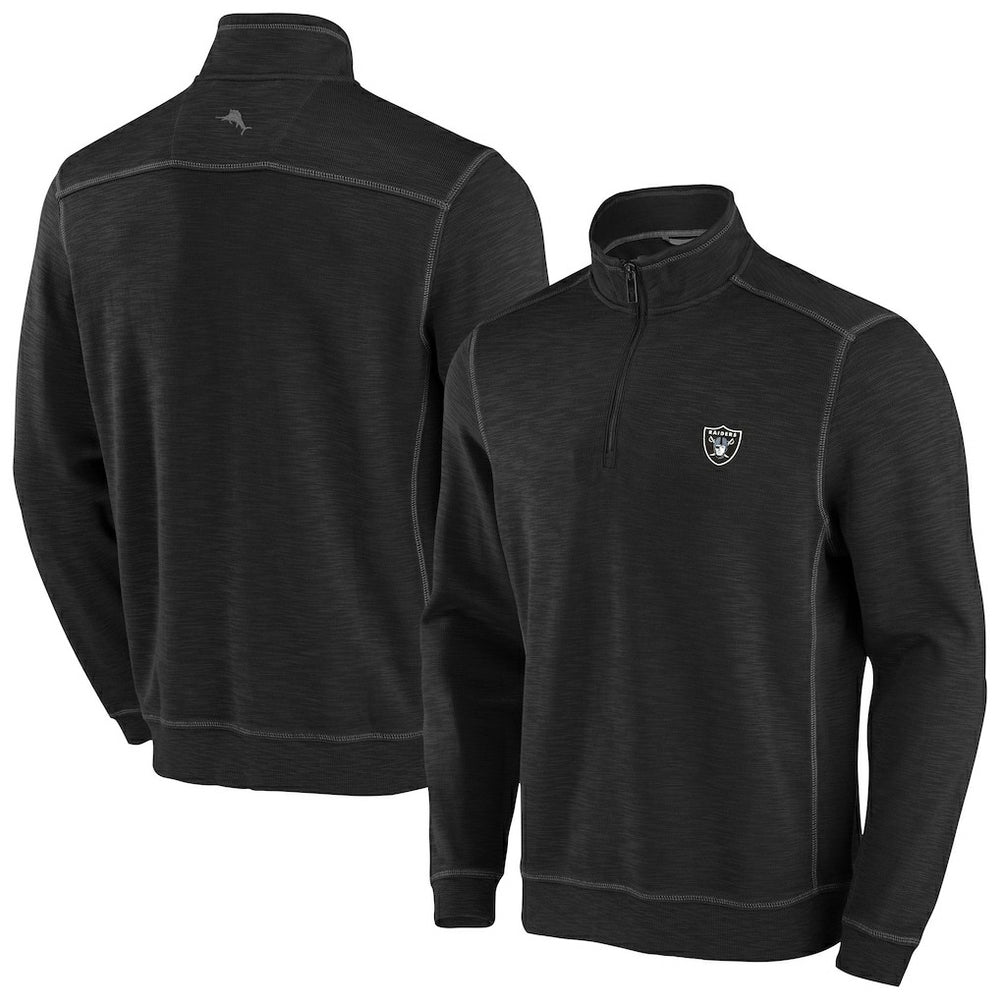 Las Vegas Raiders Big & Tall Tobago Bay Half-Zip Sweatshirt - Black outlet
