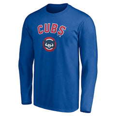 Chicago Cubs Personalized Cooperstown Collection Winning Streak Long Sleeve T-Shirt Royal