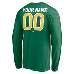 Athletics Personalized Cooperstown Collection Winning Streak Long Sleeve T-Shirt Green