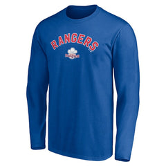 Texas Rangers Personalized Cooperstown Collection Winning Streak Long Sleeve T-Shirt Royal