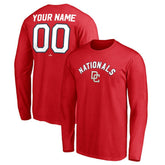 Washington Nationals Personalized Cooperstown Collection Winning Streak Long Sleeve T-Shirt Red