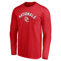 Washington Nationals Personalized Cooperstown Collection Winning Streak Long Sleeve T-Shirt Red