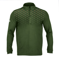 Minnesota Wild Levelwear NHL x PGA Scout Midlayer Quarter-Zip Pullover Top - Hunter Green Pullover