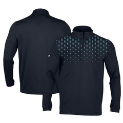 Seattle Kraken Levelwear NHL x PGA Scout Midlayer Quarter-Zip Pullover Top - Navy Pullover