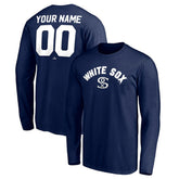 Chicago White Sox Personalized Cooperstown Collection Alternate Winning Streak Long Sleeve T-Shirt Navy