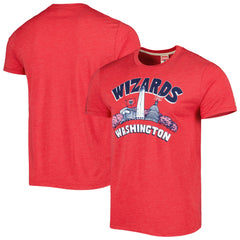 Washington Wizards Homage Unisex Hometown Hyper Local Tri-Blend T-Shirt - Red sale