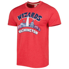 Washington Wizards Homage Unisex Hometown Hyper Local Tri-Blend T-Shirt - Red sale