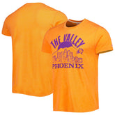 Phoenix Suns Homage Unisex Hometown Hyper Local Tri-Blend T-Shirt - Orange discount