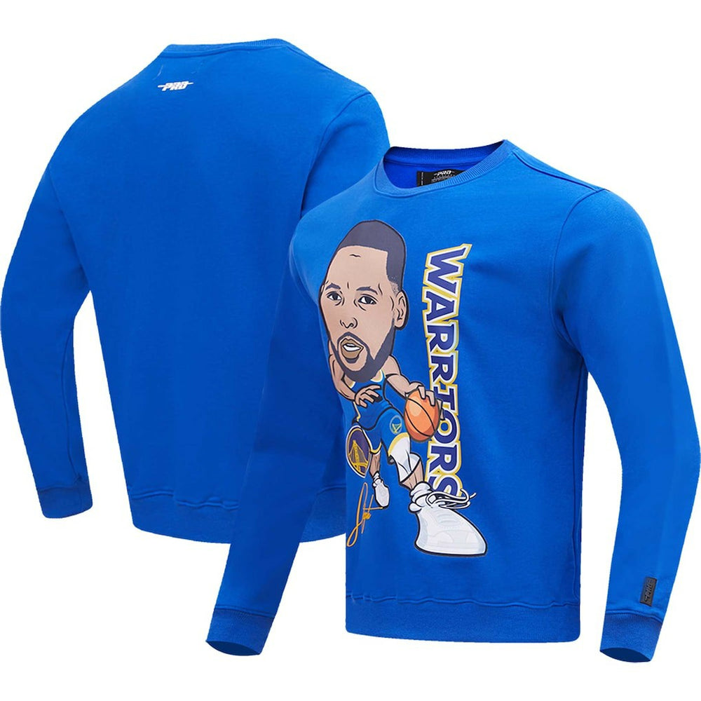 Stephen Curry Golden State Warriors Pro Standard Avatar Pullover Sweatshirt sale - Royal outlet
