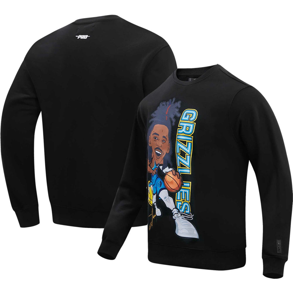 Ja Morant Memphis Grizzlies Pro Standard Avatar Pullover Sweatshirt - Black for sale