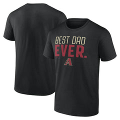 Arizona Diamondbacks Best Dad Ever T-Shirt Black
