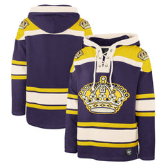 Los Angeles Kings '47 Superior Lacer Hoodie - Purple Hoodies