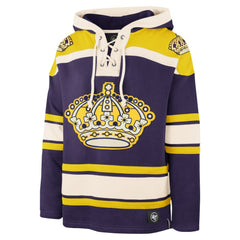 Los Angeles Kings '47 Superior Lacer Hoodie - Purple Hoodies