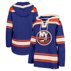 New York Islanders '47 Women's Superior Lacer Pullover Hoodie - Royal Hoodies