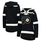 Philadelphia Flyers '47 Women's Superior Lacer Pullover Hoodie - Black Hoodies