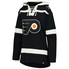 Philadelphia Flyers '47 Women's Superior Lacer Pullover Hoodie - Black Hoodies