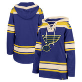 St. Louis Blues '47 Women's Superior Lacer Pullover Hoodie - Blue Hoodies