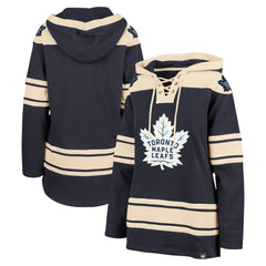 Toronto Maple Leafs '47 Women's Superior Lacer Pullover Hoodie - Navy Hoodies