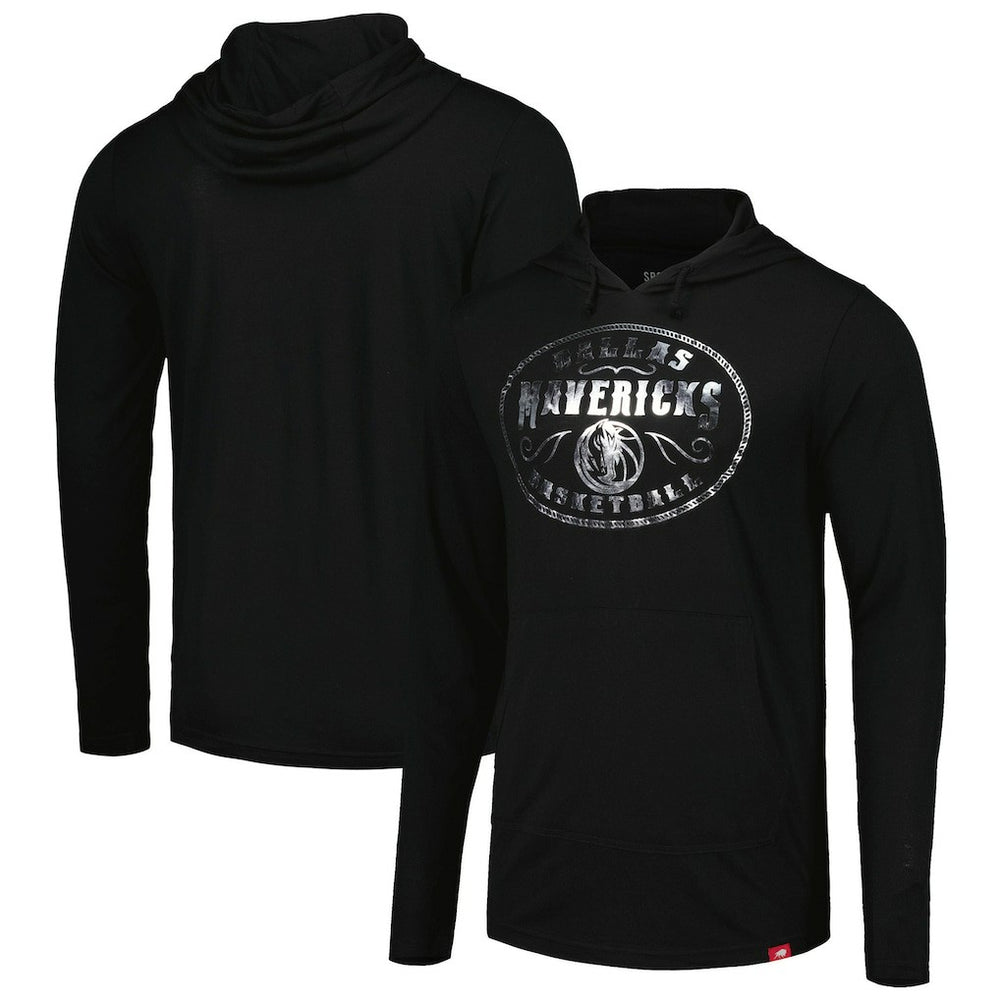 Dallas Mavericks Sportiqe Unisex Rowan Tri-Blend Long Sleeve Hoodie T-Shirt sale - Black shop