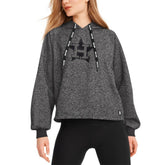 Houston Astros DKNY Sport Women's Debbie Dolman Raglan Pullover Hoodie Black