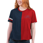 St. Louis Cardinals Starter Women's Power Move T-Shirt Red/Navy