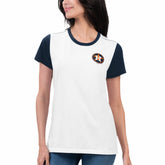 Houston Astros G-III 4Her by Carl Banks Women's Illustration Ringer T-Shirt White