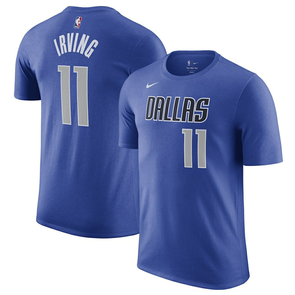 Kyrie Irving Dallas Mavericks Icon Name & Number T-Shirt sale - Blue shop