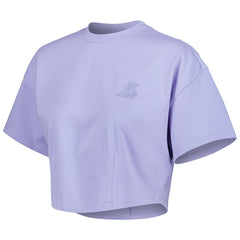 Los Angeles Lakers Lusso Women's Nola Faded Tonal Cropped T-Shirt - Purple cheap