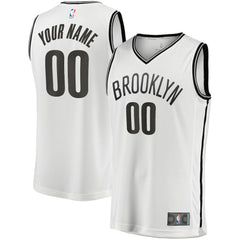 Brooklyn Nets Youth Fast Break Replica Custom Jersey - Association Edition - White online