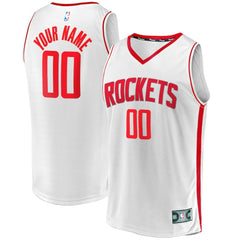 Houston Rockets Youth Fast Break Replica Custom Jersey - Association Edition - White discount