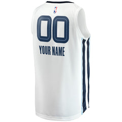 Memphis Grizzlies Youth Fast Break Replica Custom Jersey - Association Edition - White online