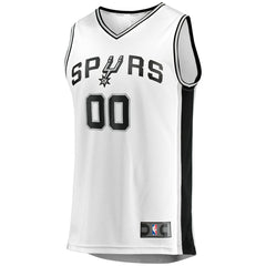 San Antonio Spurs Youth Fast Break Replica Custom Jersey - Association Edition - White online