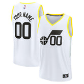 Utah Jazz Youth Fast Break Replica Custom Jersey - Association Edition - White shop